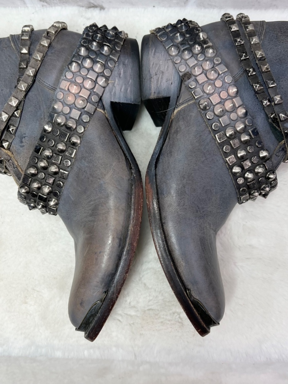 🦅|•FREEBIRD BY STEVEN•| 'MZLOW' Cool Ankle Booties Size 7 - Picture 5 of 8